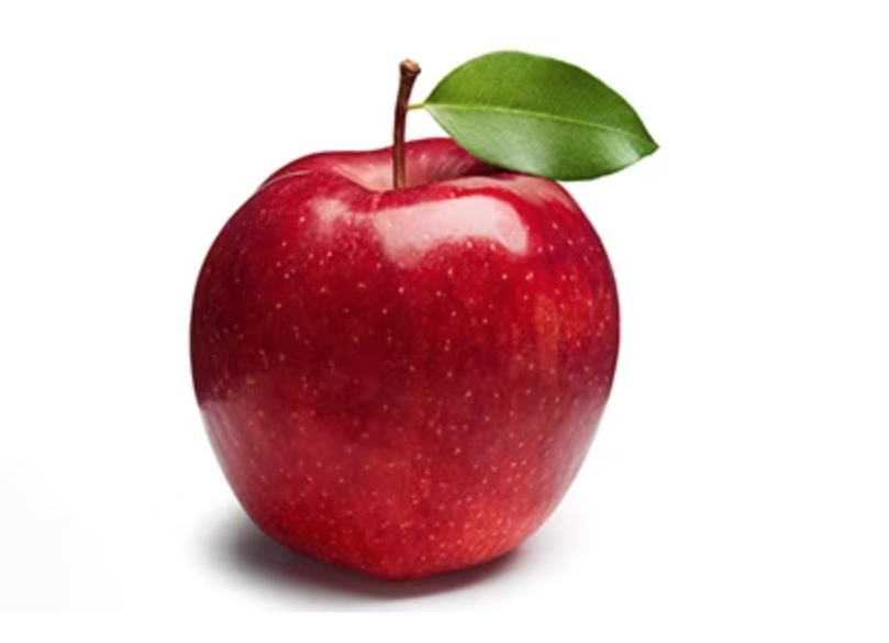 Verduras a la jardinera con jamón de york y 1 manzana tamaño puño.